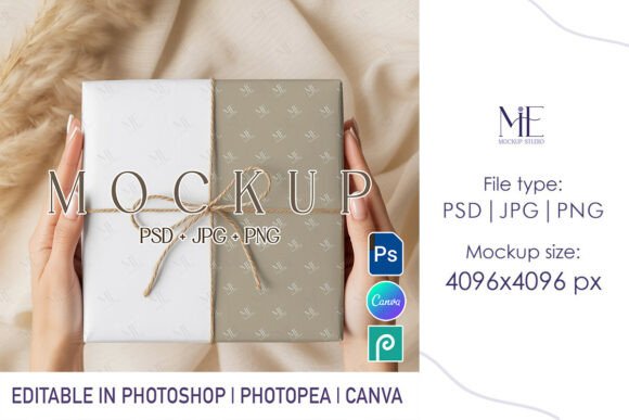 Download Wrapping Paper Mockup PSD Gift Wrap - Mockup psd Collection