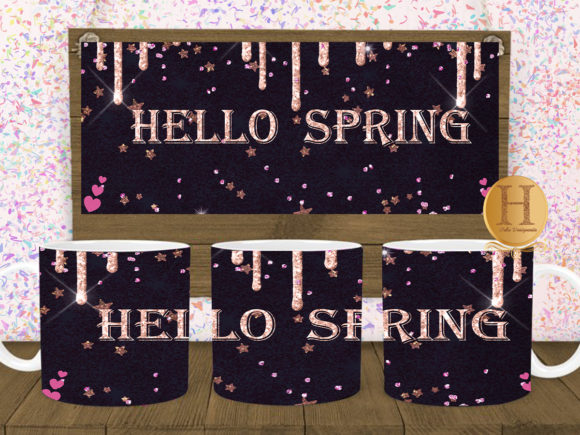 Download Hello Spring Mug Sublimation11oz - Premium Bundle