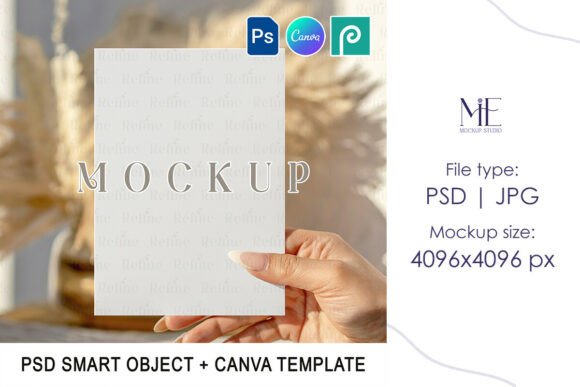Download 5x7 Invitation Card Mockup PSD Canva - Mockup psd Collection